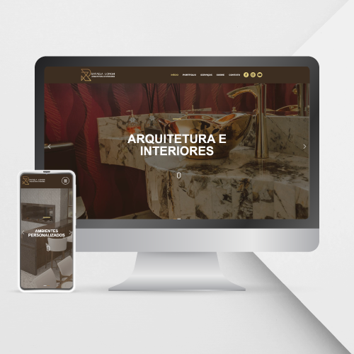 Site Rafaela Longhi Arquitetura